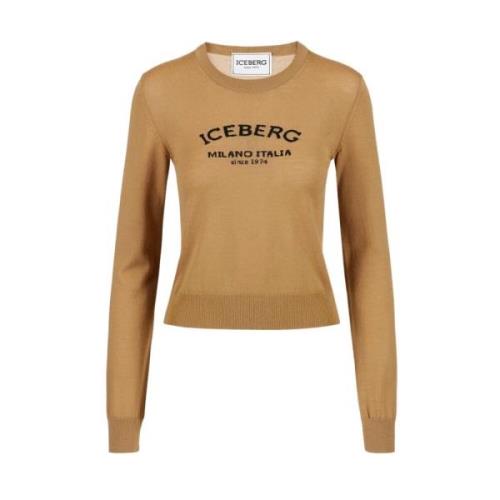 Logo Crew-neck Uld Sweater