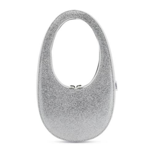 Glittered Swipe Mini Hobo Taske