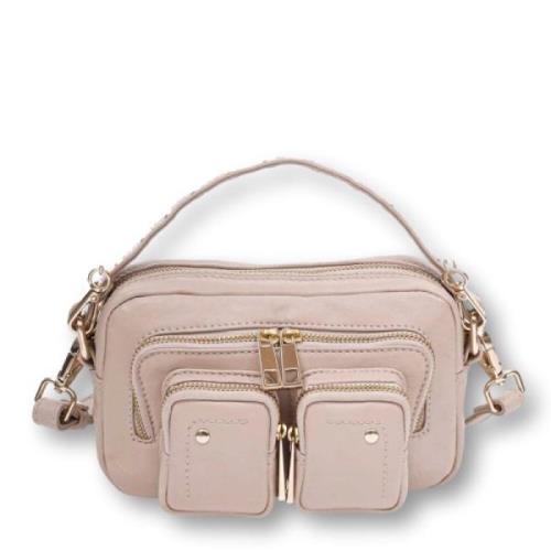 Sort og Guld Crossbody Taske