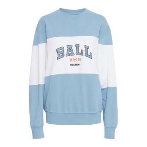 Sporty Sweatshirt med Cool Print