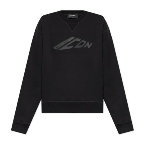 Sweatshirt med logo