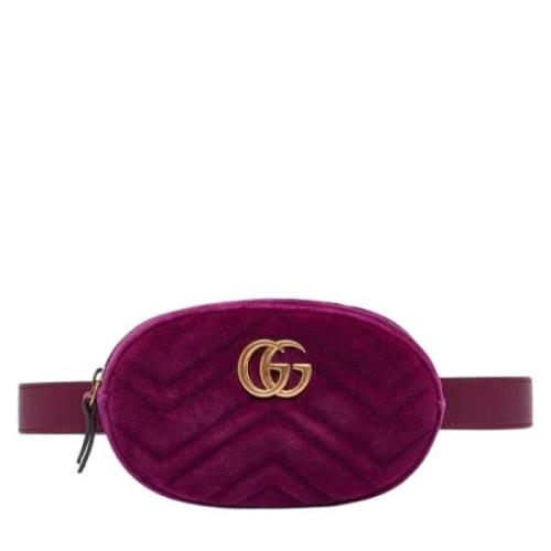 Pre-owned Velour gucci-tasker