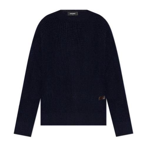 Ribstrikket sweater