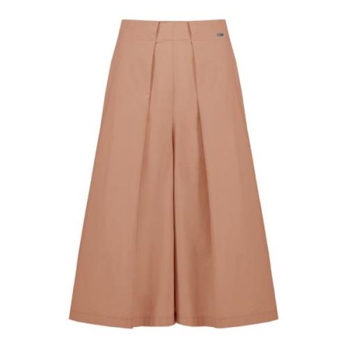 Cropped Flared Wide Leg Pants