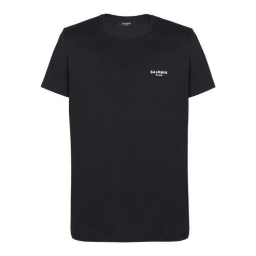 Paris flocked kortærmet T-shirt