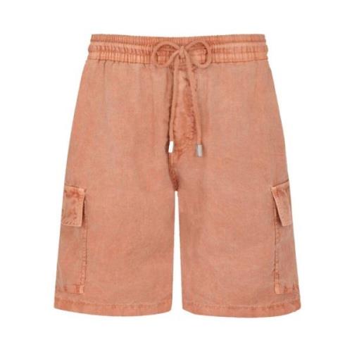 Linned Herre Bermuda Shorts Mineral Farvet