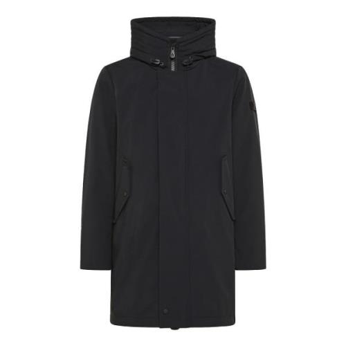 Sort Parka Frakke Urban Stil