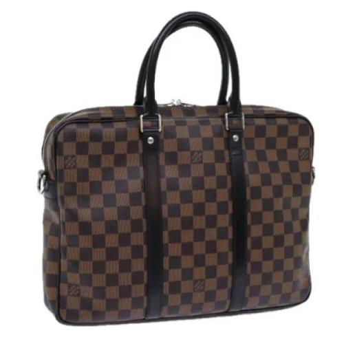 Pre-owned Canvas louis-vuitton-tasker