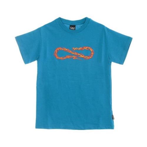 Flame Logo Tee Turquoise T-Shirt