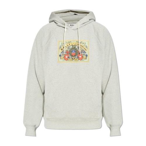 Sweatshirt med logo