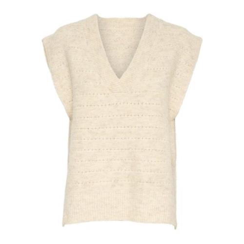 Strik Slipover Sweater Oat Melange