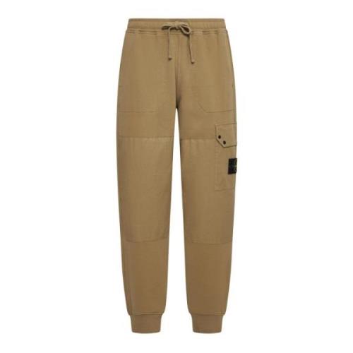 Cargo Sweatpants Hvid Ribbede Hem