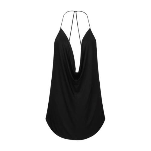 Sort Tank Top Cowl Krave