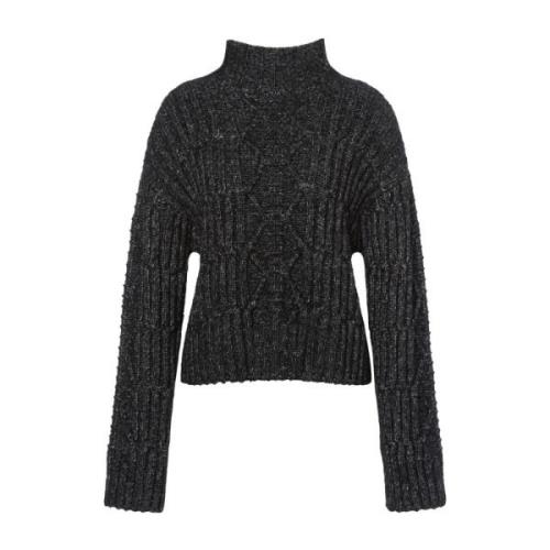 Chunky Strik Sort Sweater