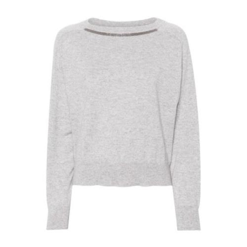 Grå Sweatshirt AW24 Kvinders Mode