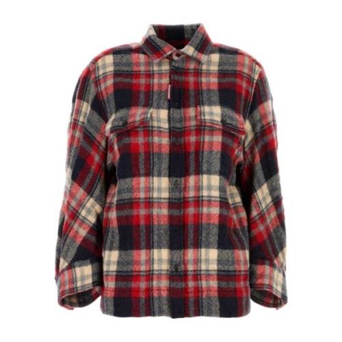 Broderet Flannel Dean Skjorte