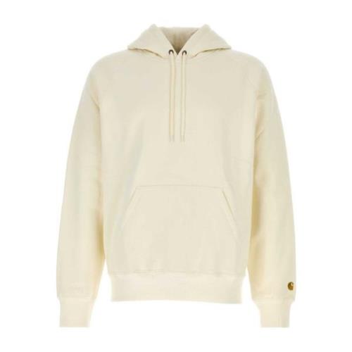 Ivory Hooded Chase Sweatshirt