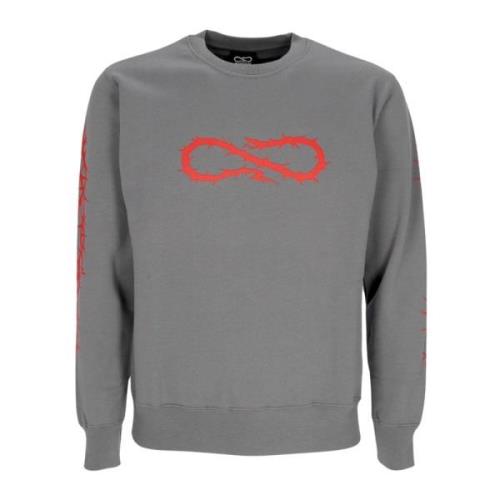 Grå Crewneck Sweatshirt med Snake Logo