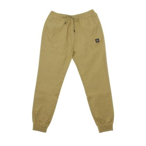 Ripstop Beige Jogger Bukser Letvægts Bomuld