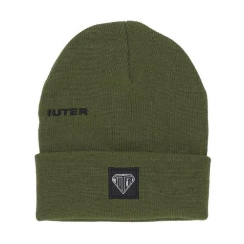 Logo Fold Beanie Army Hat