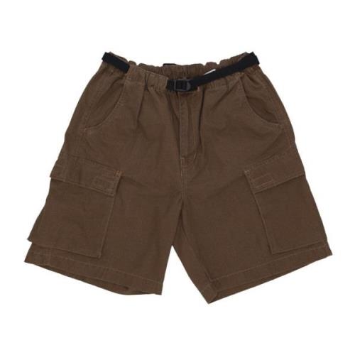 Ripstop Shorts Tamarind Brun Stone Washed