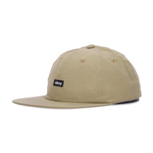 Bronze 6 Panel Strapback Flad Skyggehue