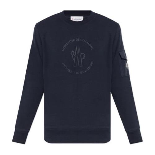 Sweatshirt med logo