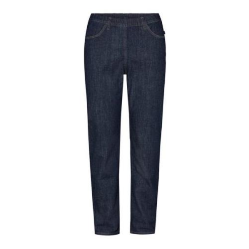 Regular Sl Trousers Dark Blue Denim