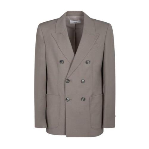 Taupe Double Breasted Blazer