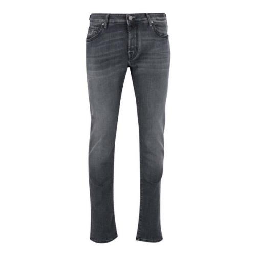 Stretch Cotton Denim Slim Fit Jeans