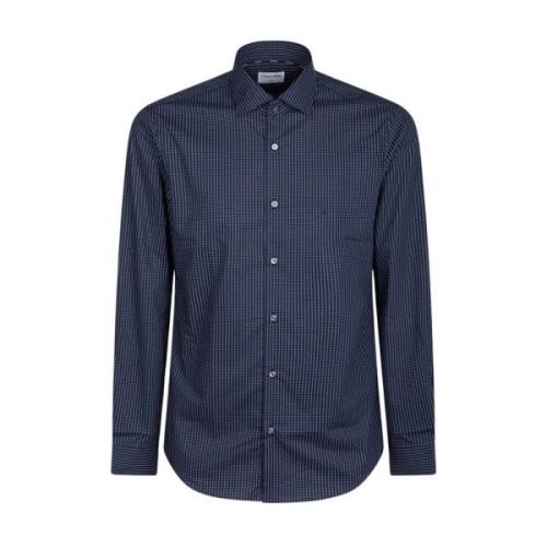 Midnight Blue Slim Fit Skjorte