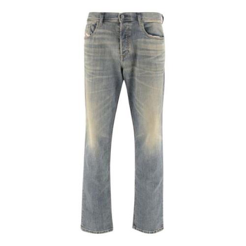 Stretch Cotton Denim Regular Fit Jeans