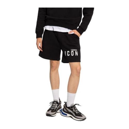 Shorts med logo