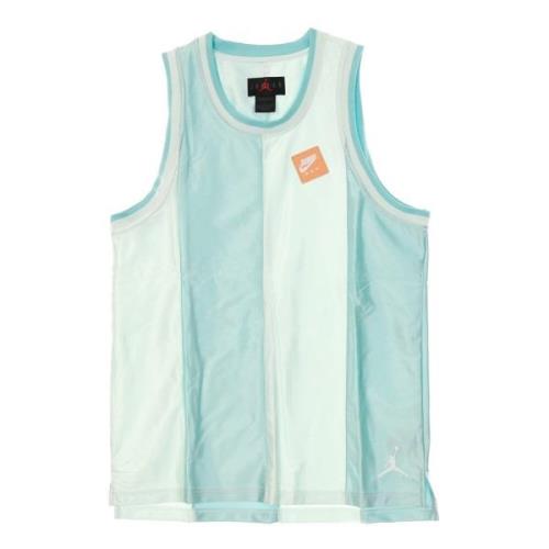 Basketball Tank Top med Asymmetrisk Hem