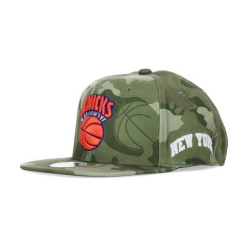 NBA Tonal Camo Stretch Fitted Cap