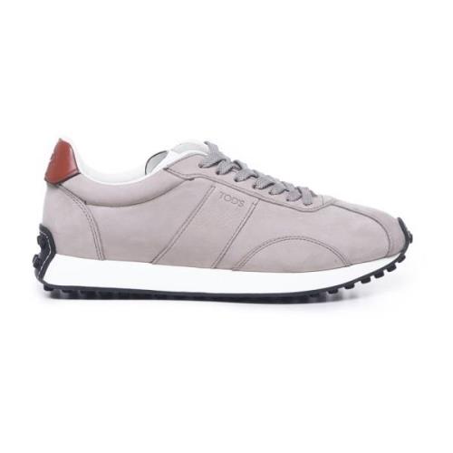 Grå Nubuck Herresneakers Taupe