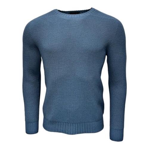 Rainwool Denimblå Sweater