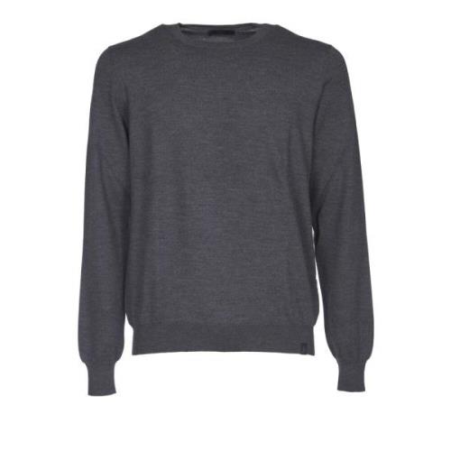 Anthracite Grå Crew Neck Sweater