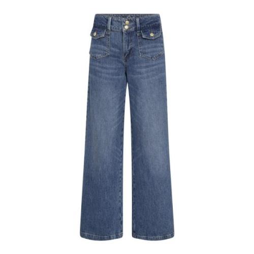 Vidde Højtalje Jeans Blå