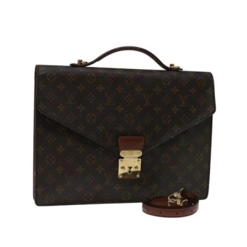 Pre-owned Canvas louis-vuitton-tasker