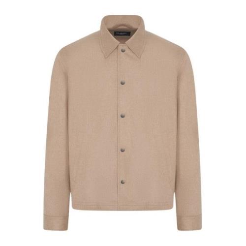 Cashmere Blend Shirt Jacket