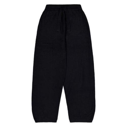 Sporty Tracksuit Style Silk Trousers