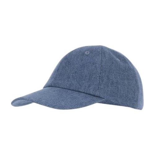 Denim Baseball Hat med Tilpasset Spænde