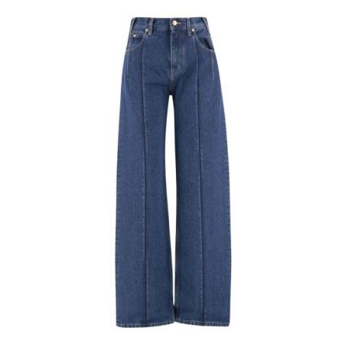 Denim Wide Leg Bukser