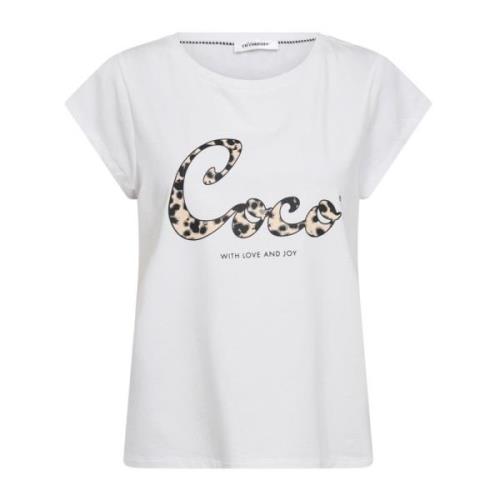 Leocc Coco Tee Top - Hvid