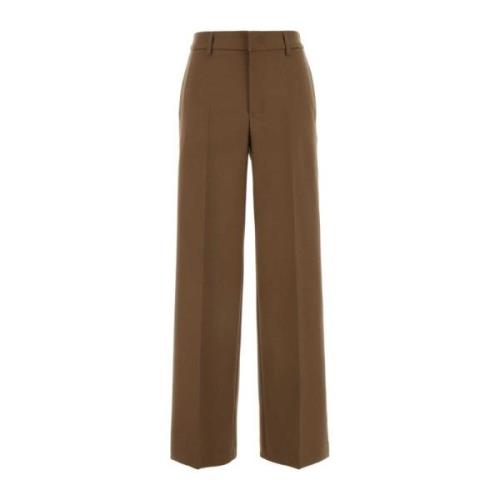 Stretch Wool Palazzo Pant