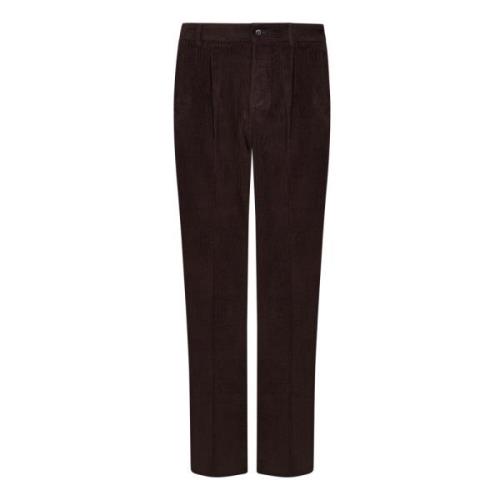 Brune Corduroy Bukser Regular Fit