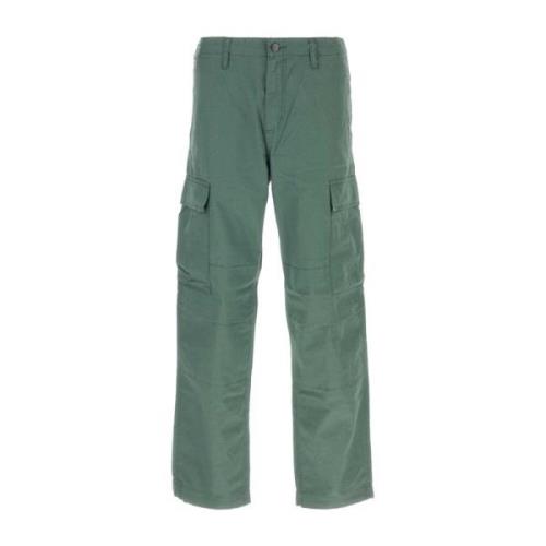 Cargo Pant i Sage Green Bomuld