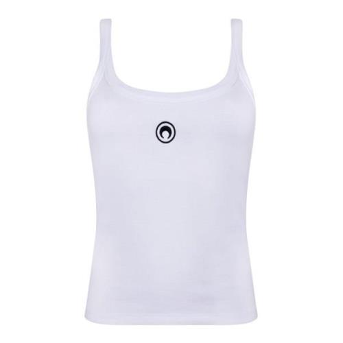 Hvid Månelogo Tank Top