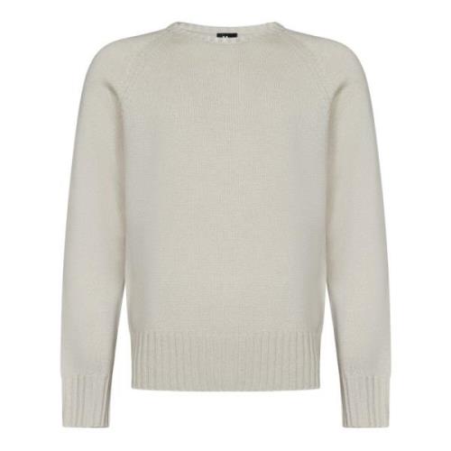 Krem Uld Cashmere Sweater Raglan